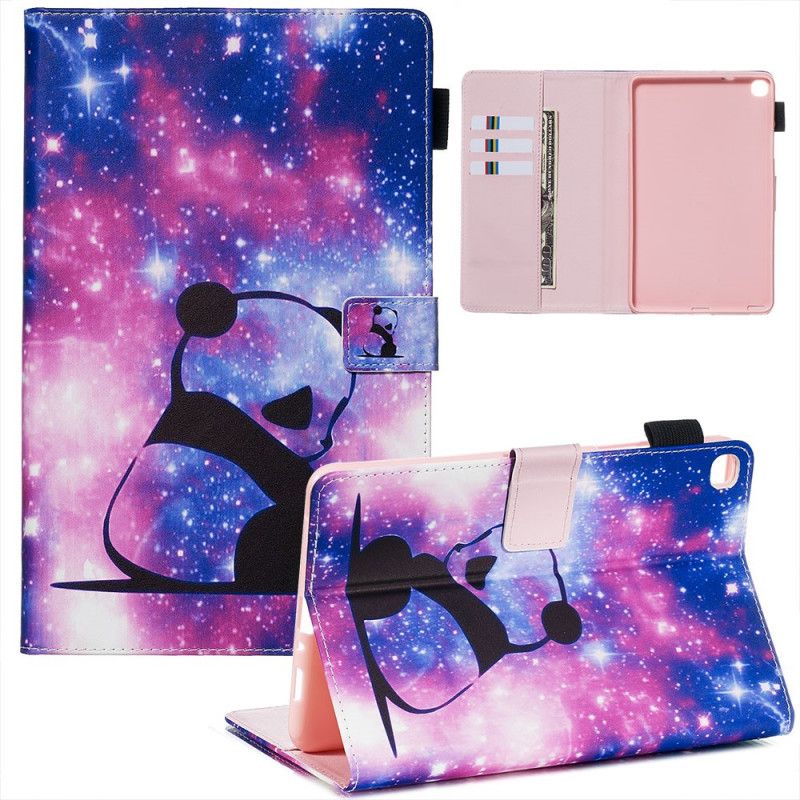 Folio Deksel for Samsung Galaxy Tab A 8" (2019) Panda I Verdensrommet