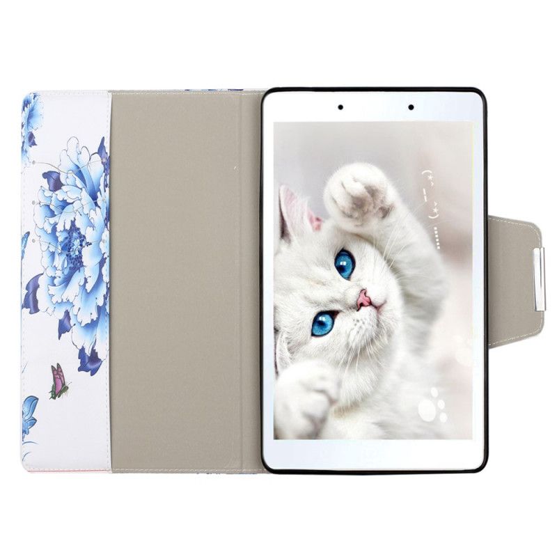 Folio Deksel Samsung Galaxy Tab A 8" (2019) Grønn Blomsterdekorasjon