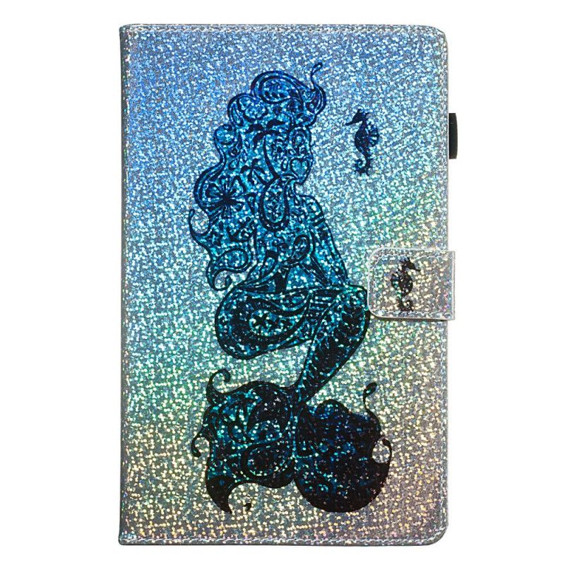 Folio Deksel Samsung Galaxy Tab A 8" (2019) Havfrueglitter