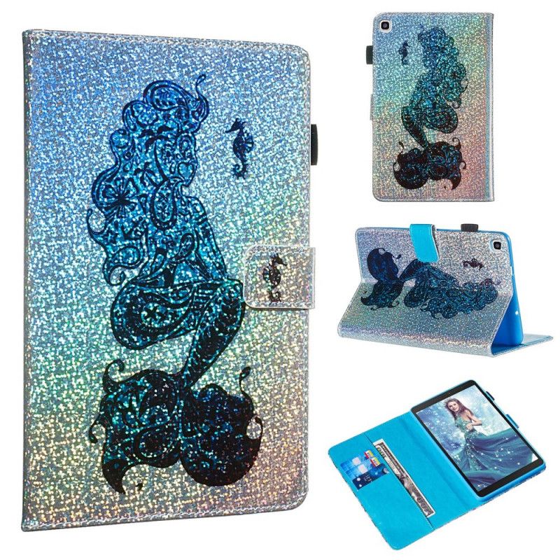 Folio Deksel Samsung Galaxy Tab A 8" (2019) Havfrueglitter