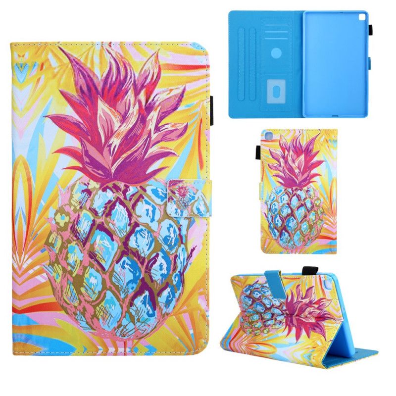 Folio Deksel Samsung Galaxy Tab A 8" (2019) Oransje Ananas Anti-fall