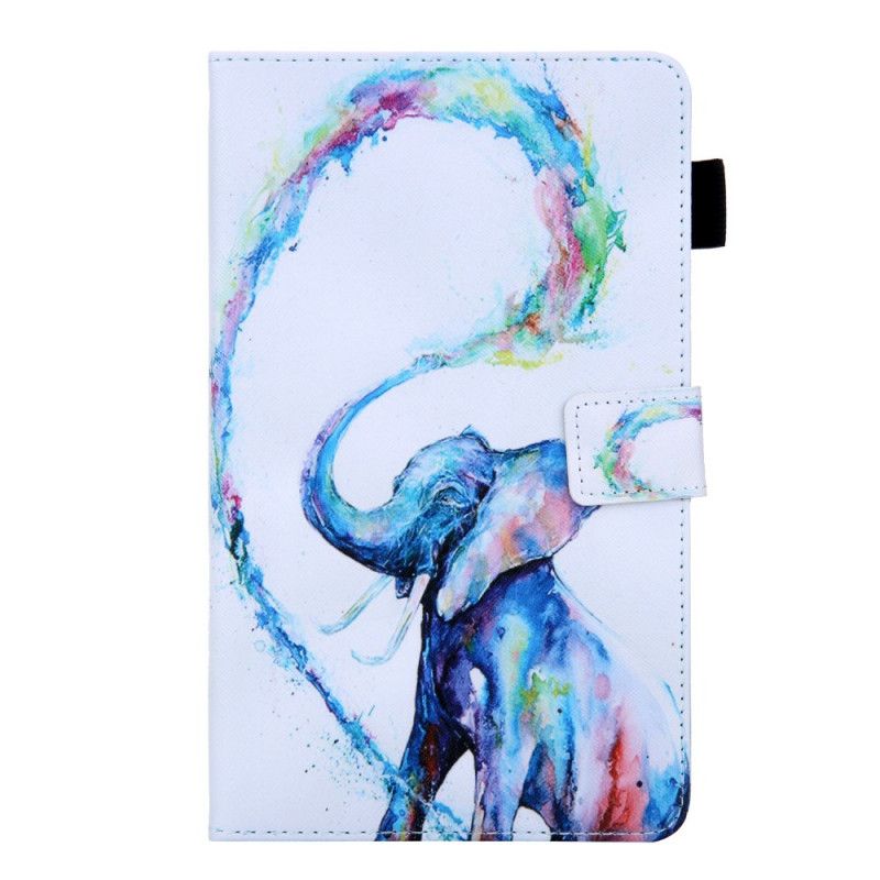 Folio Deksel Samsung Galaxy Tab A 8" (2019) Rosa Elefantserie Beskyttelse