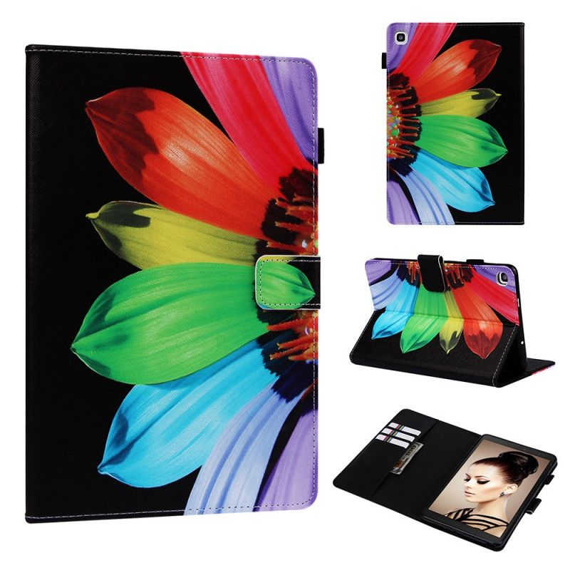 Lærdeksel Folio Deksel Samsung Galaxy Tab A 8" (2019) Fargede Kronblader