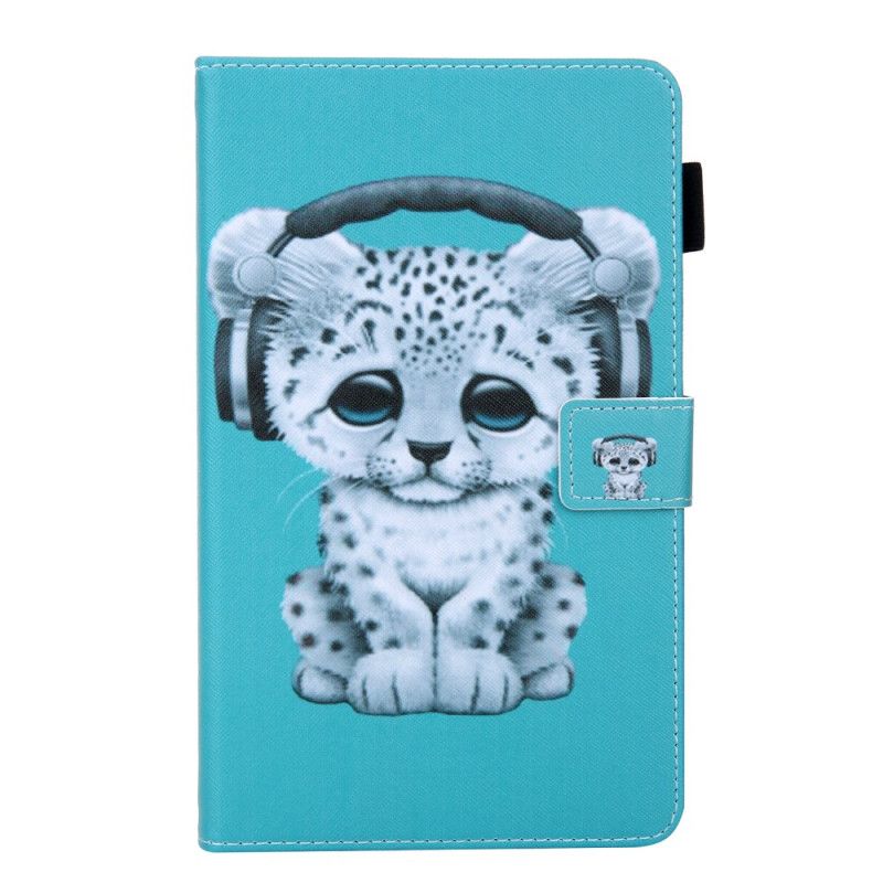 Lærdeksel Folio Deksel Samsung Galaxy Tab A 8" (2019) Mobildeksel Baby Leopard