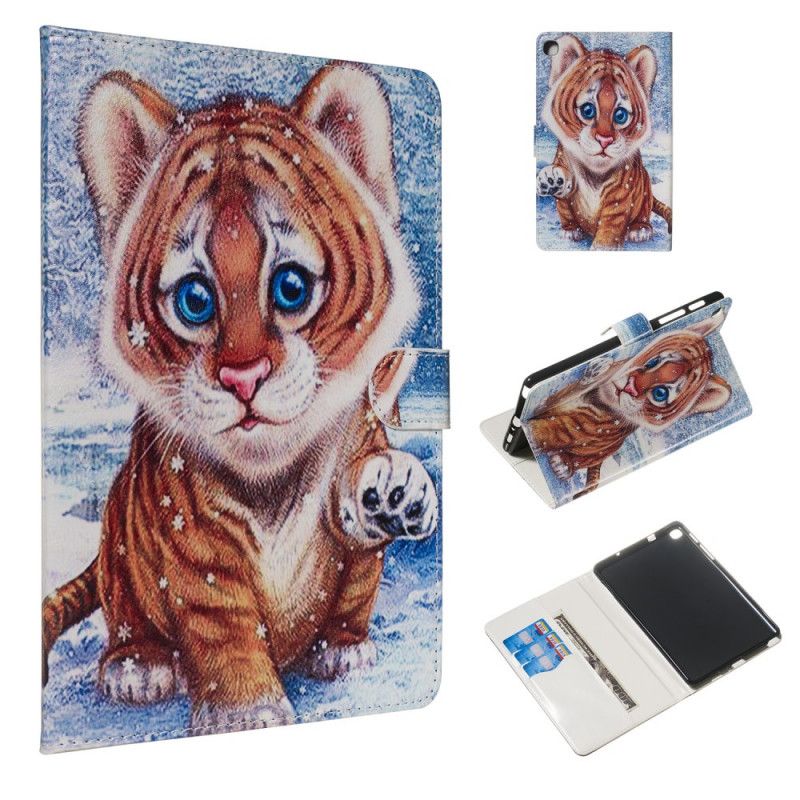 Lærdeksel Folio Deksel Samsung Galaxy Tab A 8" (2019) Mobildeksel Baby Tiger