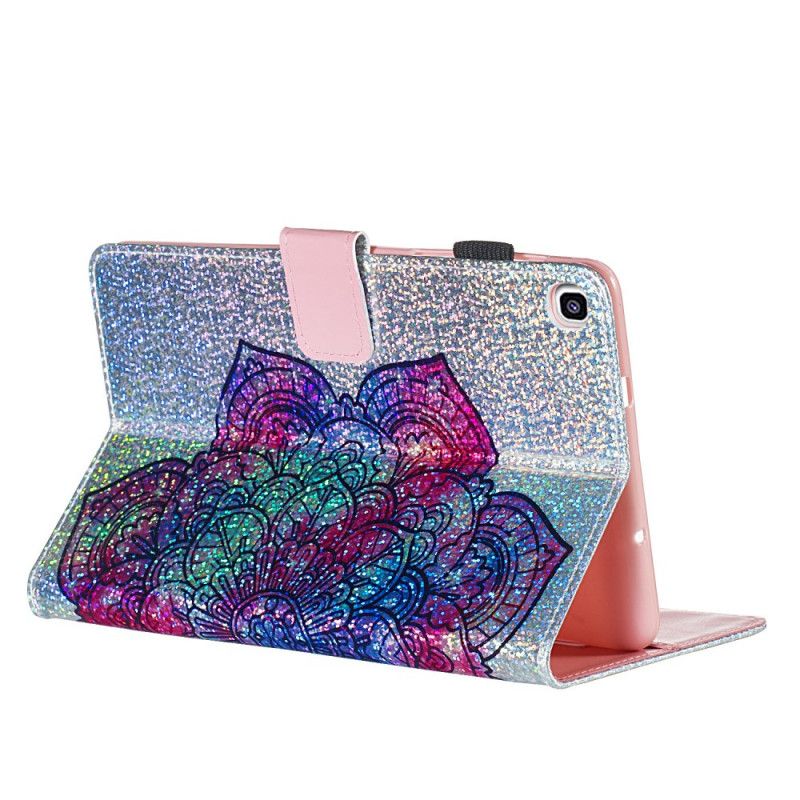 Lærdeksel Folio Deksel Samsung Galaxy Tab A 8" (2019) Mobildeksel Glittermandala