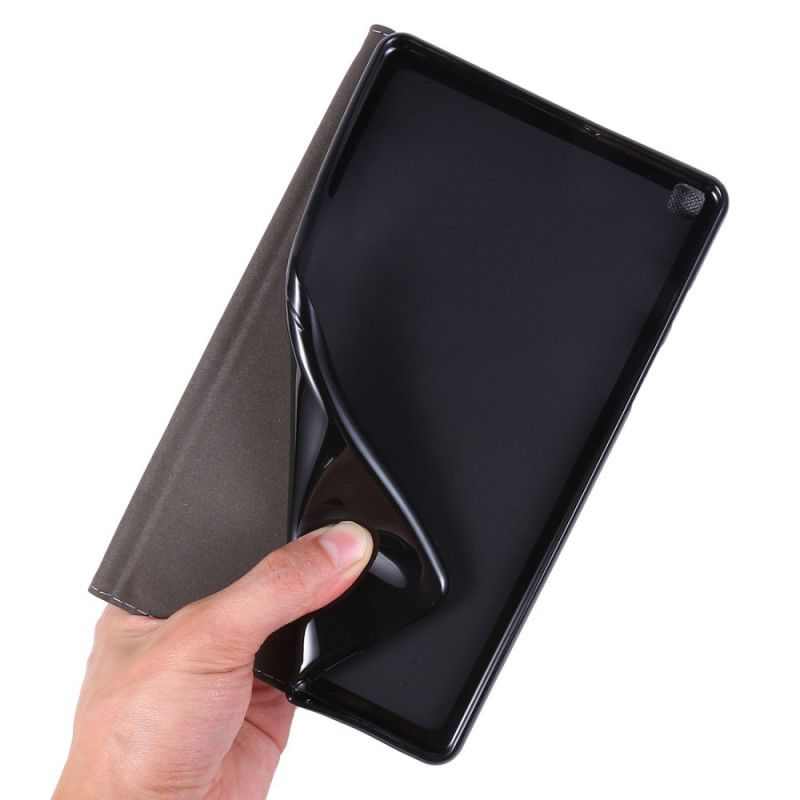 Lærdeksel Folio Deksel Samsung Galaxy Tab A 8" (2019) Svart Mobildeksel Vevd Tekstur