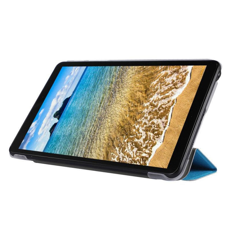 Smart Sak Samsung Galaxy Tab A 8" (2019) Svart Silke Tekstur