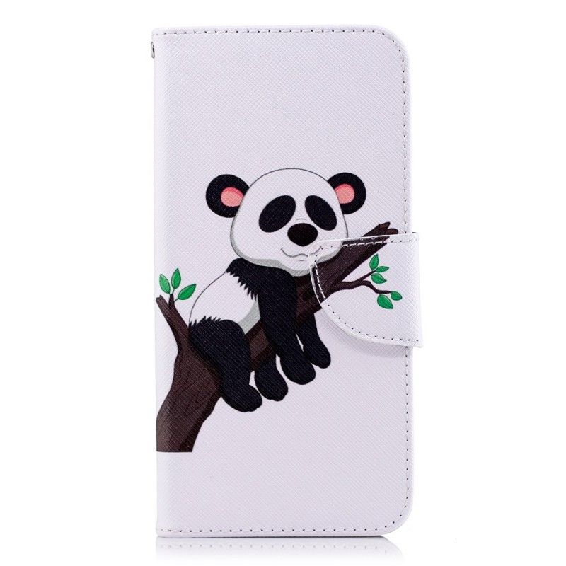 Folio Deksel LG G7 ThinQ Lat Panda Anti-fall