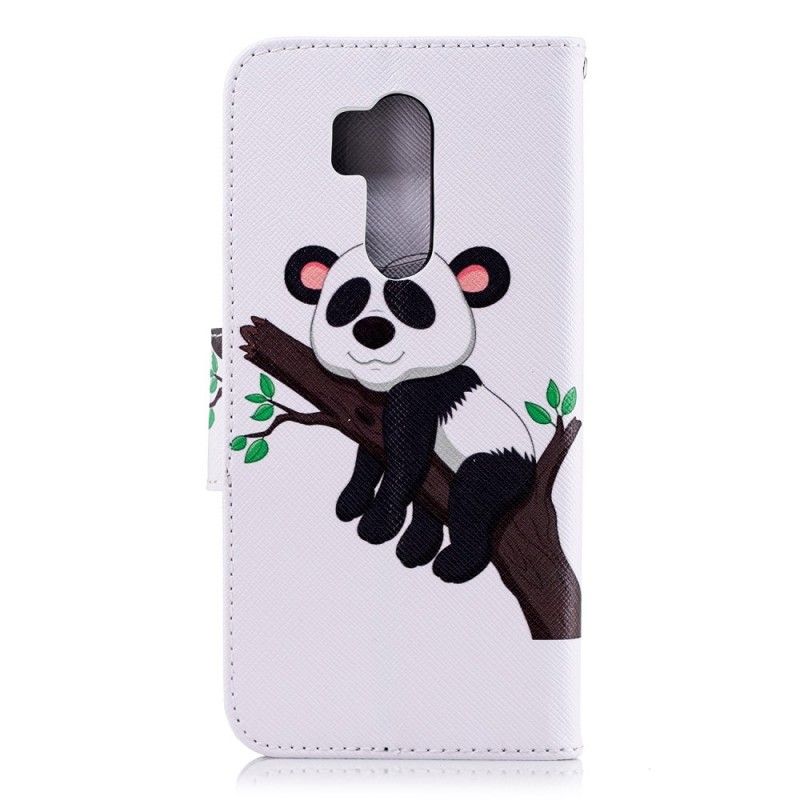 Folio Deksel LG G7 ThinQ Lat Panda Anti-fall