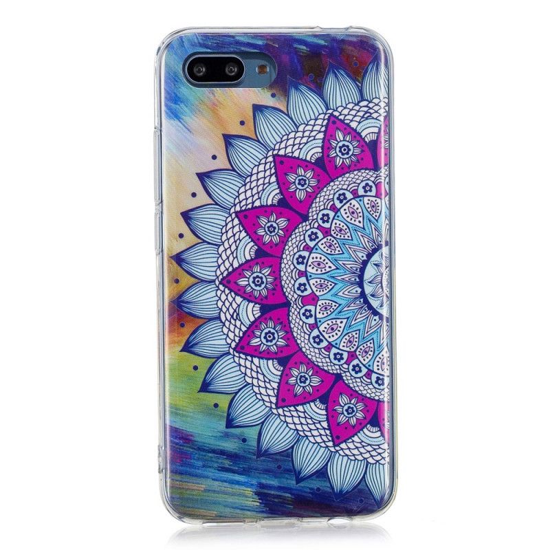 Deksel for Honor 10 Fluorescerende Mandala