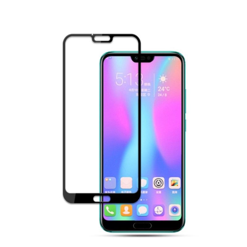 Herdet Glassbeskyttelse For Honor 10 Svart Mocolo