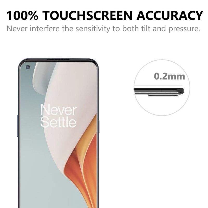 Buekant (0.2 Mm) Herdet Glassbeskyttelse For OnePlus Nord N100 Skjermen