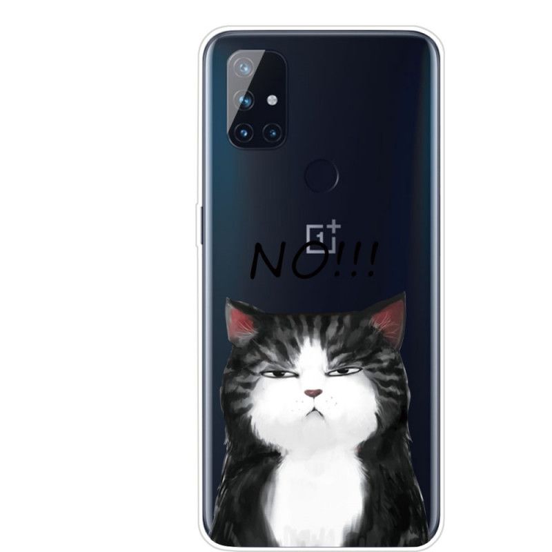 Deksel for OnePlus Nord N100 Katten Som Sier Nei