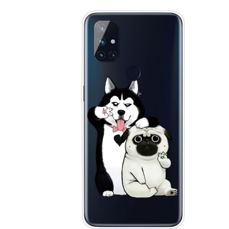 Deksel for OnePlus Nord N100 Morsomme Hunder