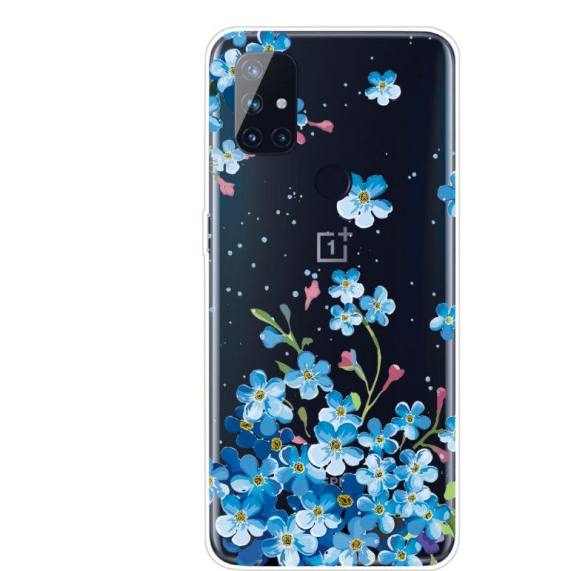 Deksel OnePlus Nord N100 Blå Blomster