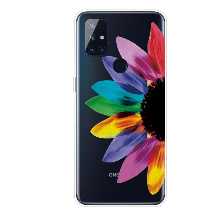 Deksel OnePlus Nord N100 Farget Blomst Anti-fall