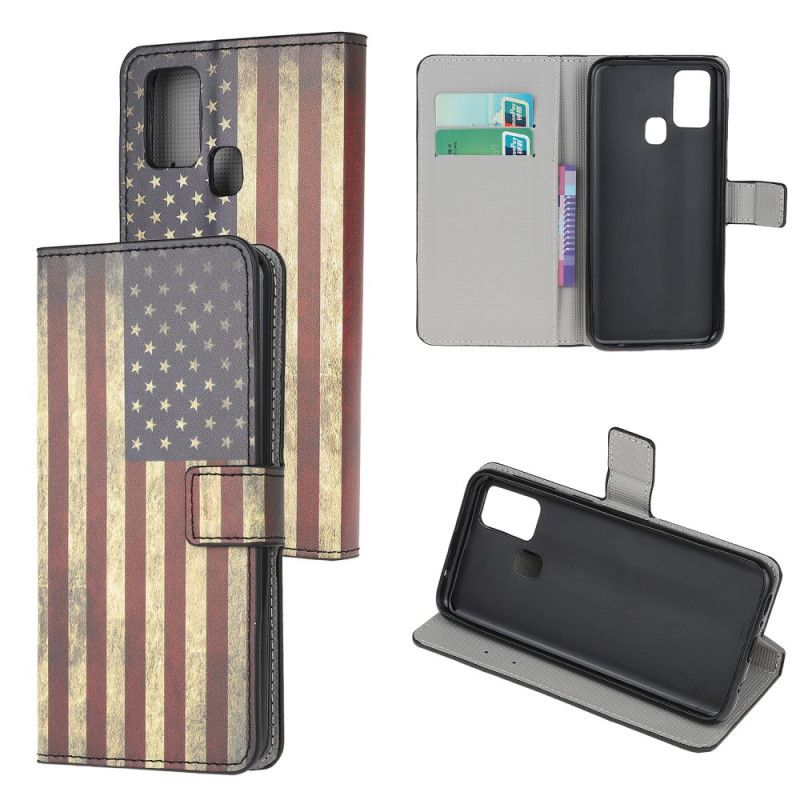 Folio Deksel for OnePlus Nord N100 Amerikansk Flagg