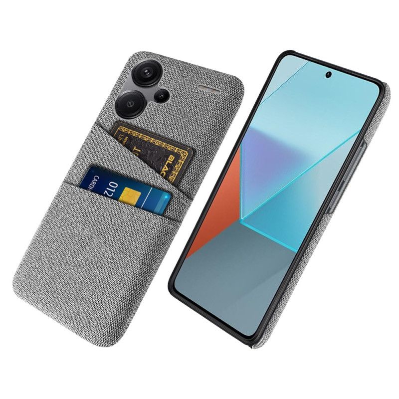 Deksel Xiaomi Redmi Note 13 Pro Plus 5g Stoffkortholder Beskyttelse Deksel