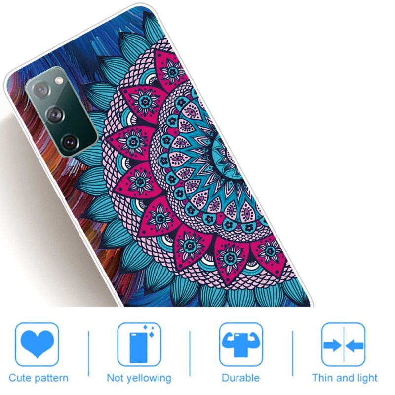 Deksel Samsung Galaxy S20 FE Fargerik Mandala