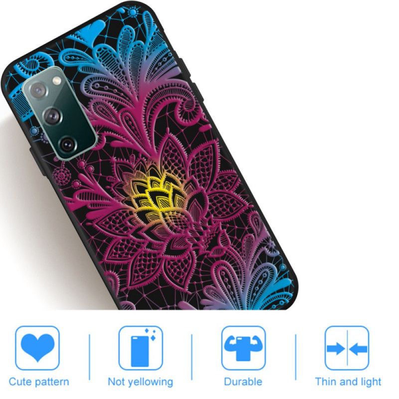 Deksel Samsung Galaxy S20 FE Intens Blomster Anti-fall