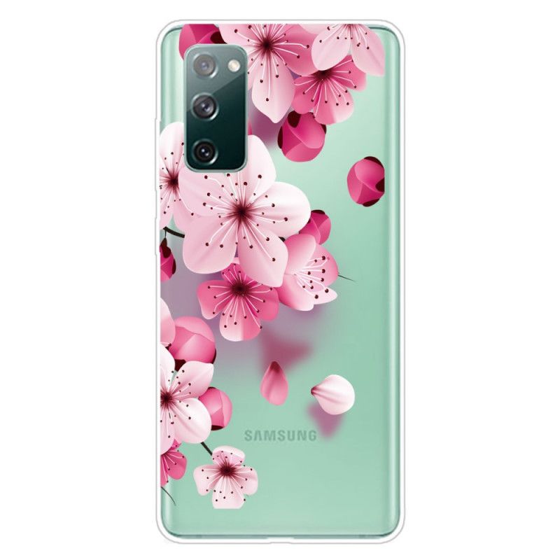 Deksel Samsung Galaxy S20 FE Mobildeksel Små Rosa Blomster