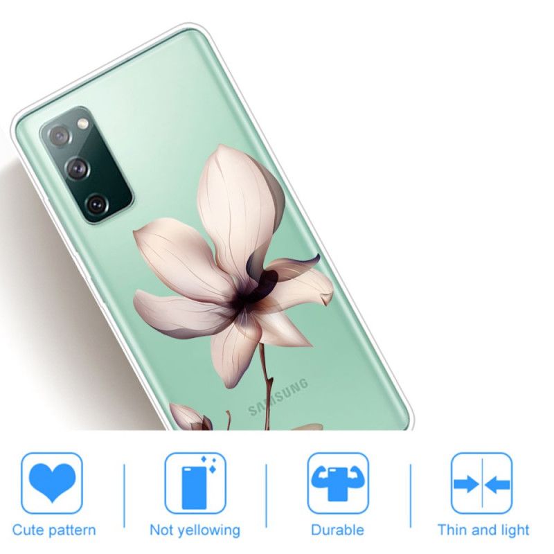 Deksel Samsung Galaxy S20 FE Premium Blomster Beskyttelse