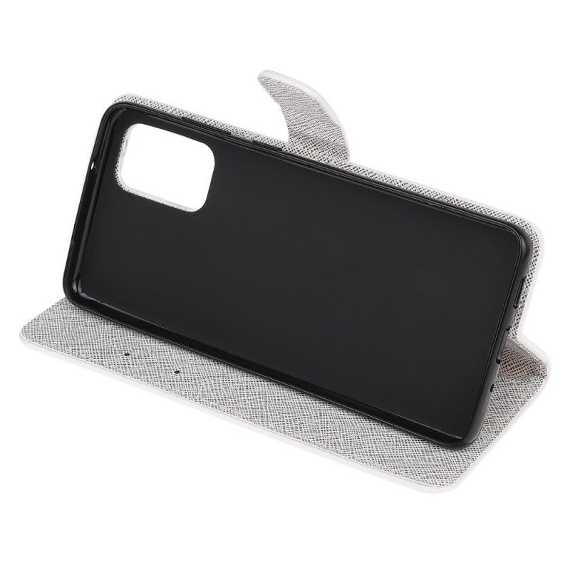 Folio Deksel for Samsung Galaxy S20 FE Diamantsommerfugler Med Tanga