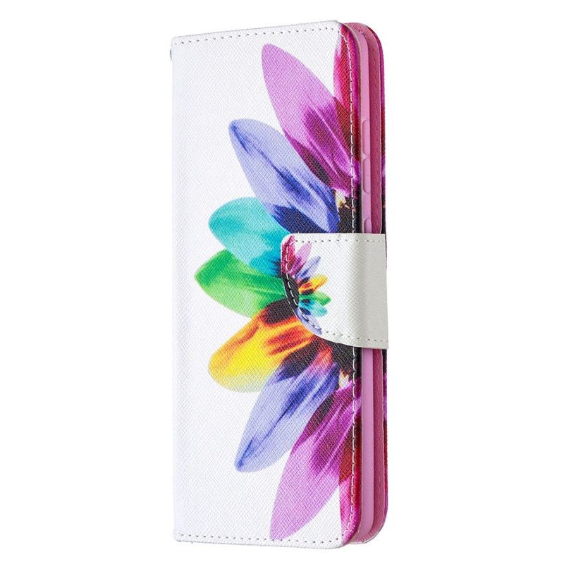 Folio Deksel Samsung Galaxy S20 FE Akvarellblomst