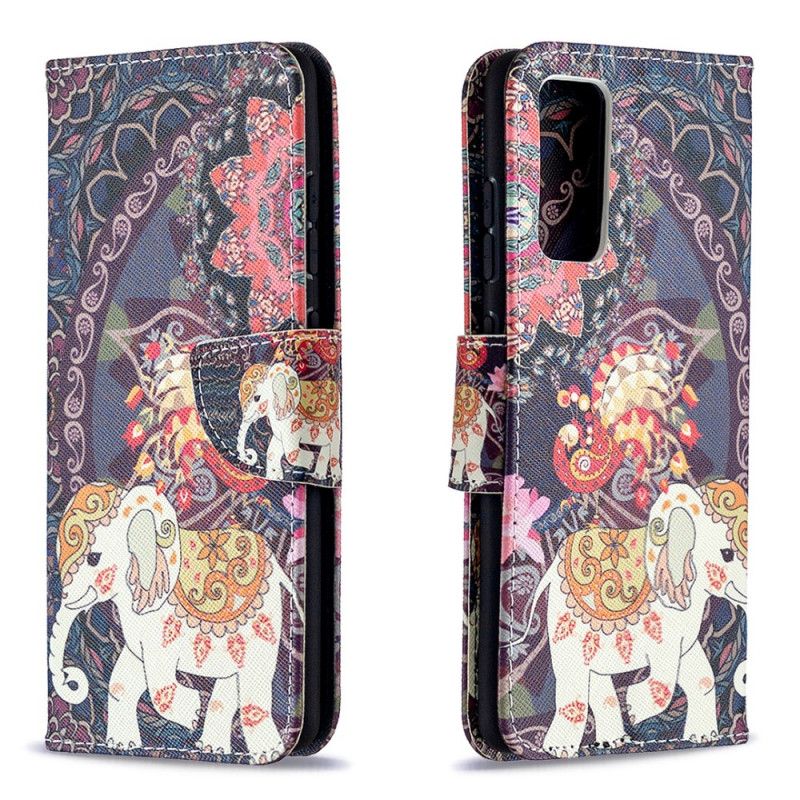 Folio Deksel Samsung Galaxy S20 FE Etnisk Elefantmandala