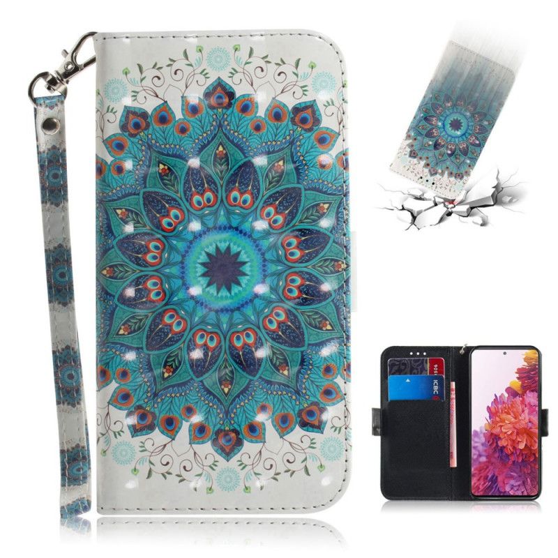 Folio Deksel Samsung Galaxy S20 FE Mesterlig Mandala Med Tanga