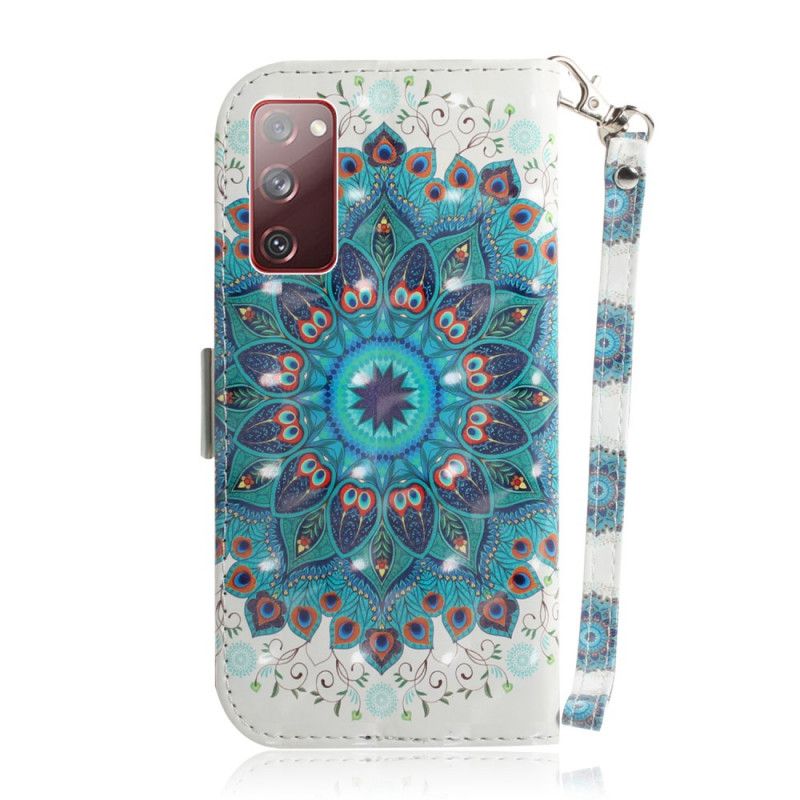 Folio Deksel Samsung Galaxy S20 FE Mesterlig Mandala Med Tanga