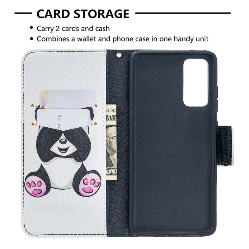 Folio Deksel Samsung Galaxy S20 FE Morsom Panda