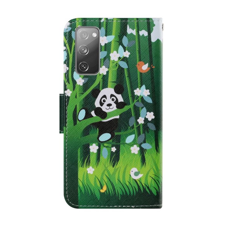 Folio Deksel Samsung Galaxy S20 FE Pandagang Beskyttelse