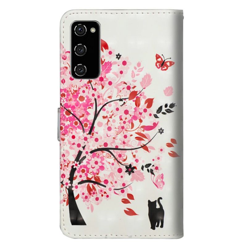 Folio Deksel Samsung Galaxy S20 FE Rosa Tre Beskyttelse