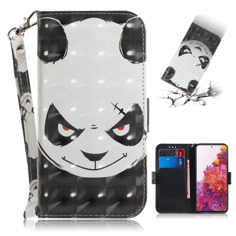 Folio Deksel Samsung Galaxy S20 FE Sint Panda Med Tanga