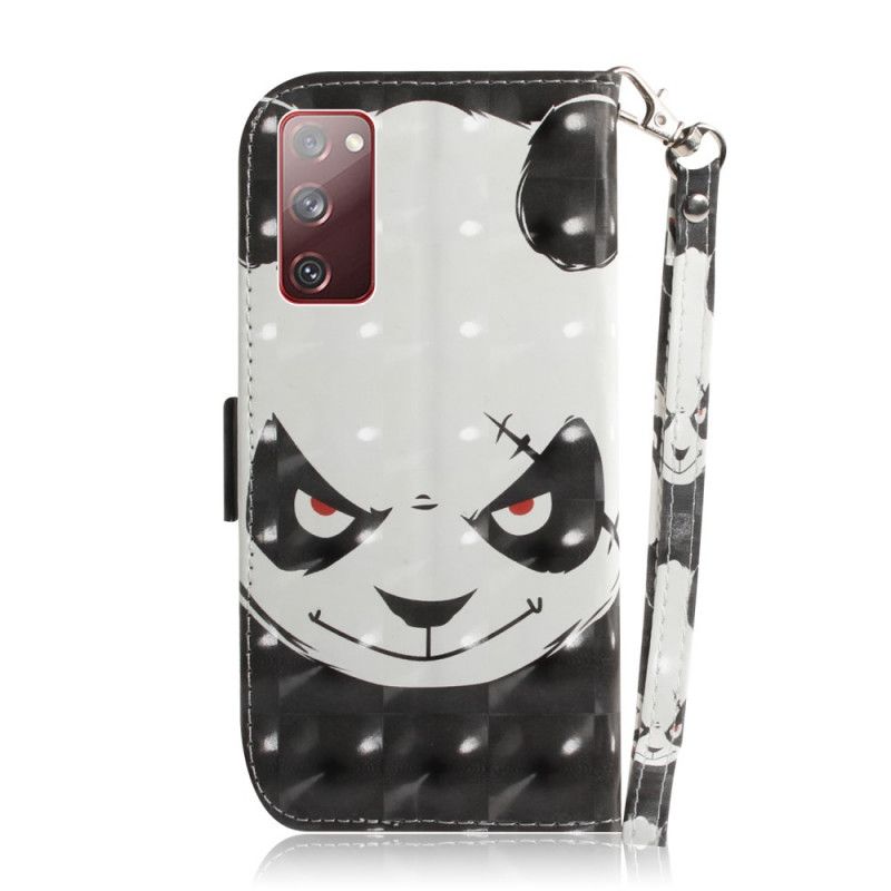 Folio Deksel Samsung Galaxy S20 FE Sint Panda Med Tanga