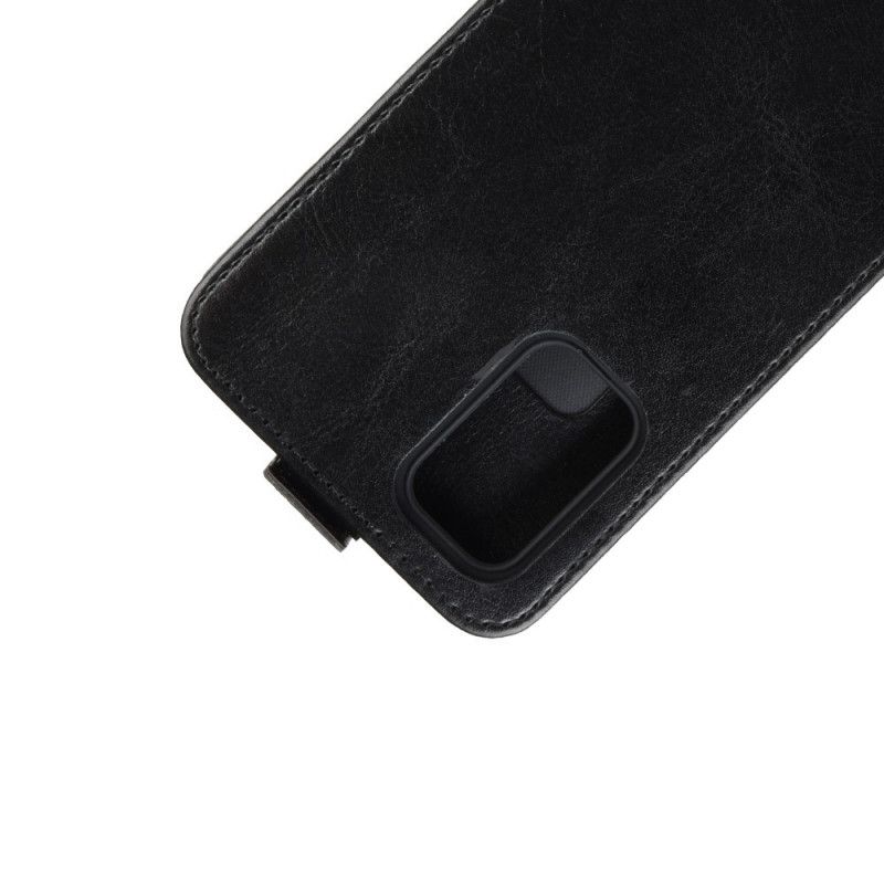 Folio Deksel Samsung Galaxy S20 FE Svart Sammenleggbar Skinneffekt