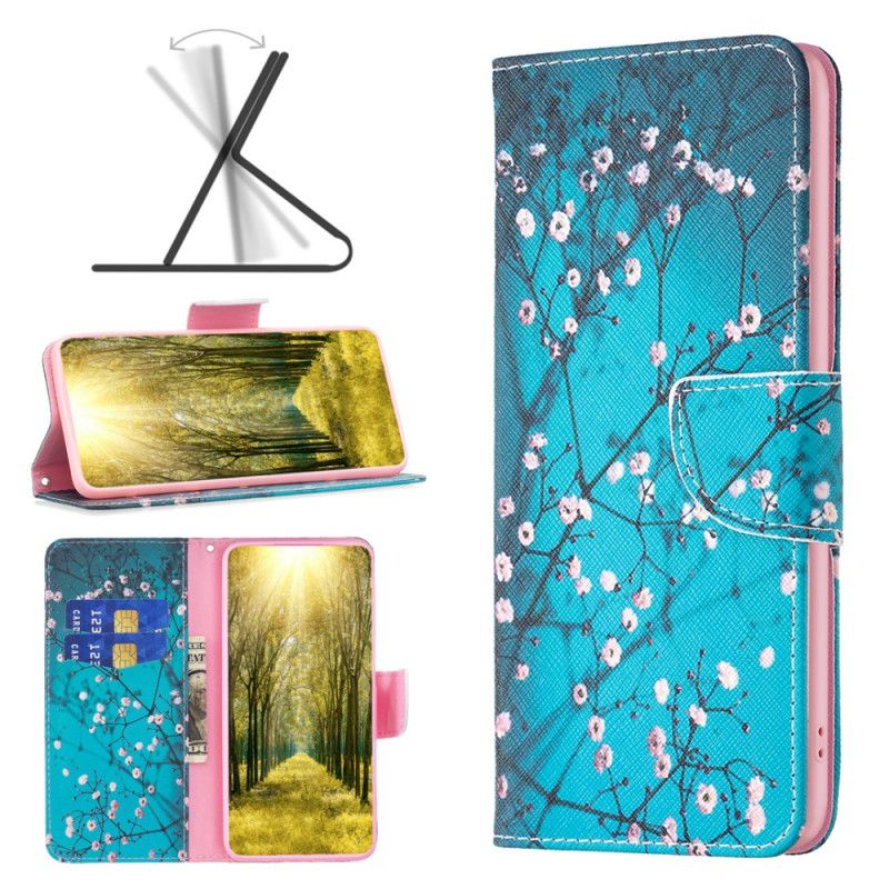 Folio Deksel Oppo A98 5g Plommeblomster