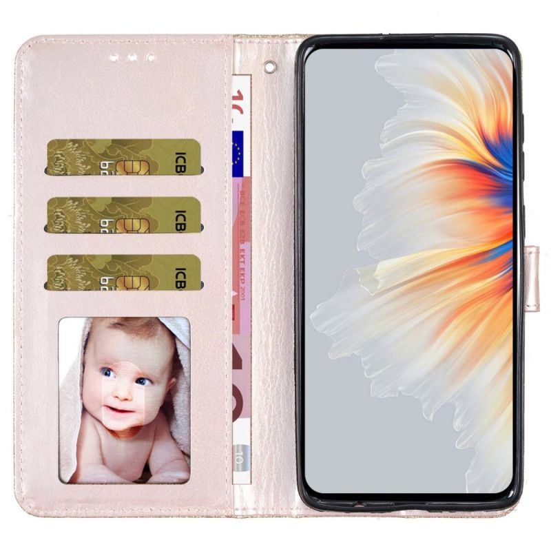 Folio Deksel Oppo A98 5g Strappy Paljetter Beskyttelse Deksel