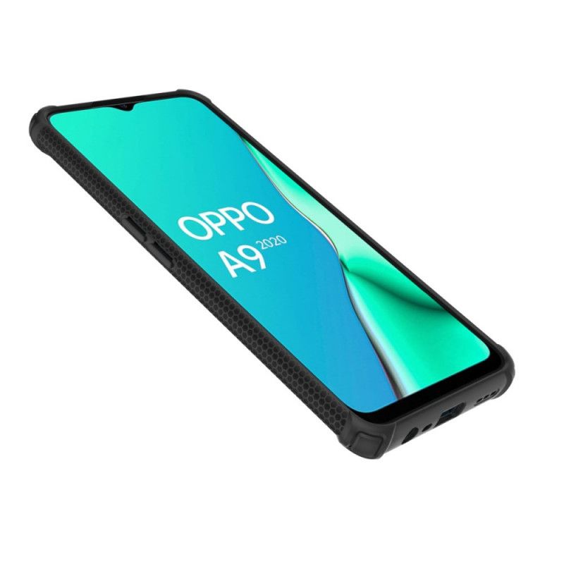 Deksel Oppo A9 2020 Svart Premium Ring Beskyttelse