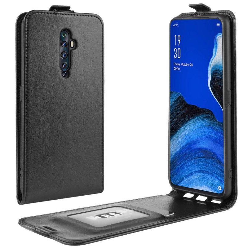 Folio Deksel for Oppo Reno 2Z Svart Sammenleggbar