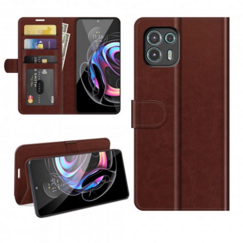 Folio Deksel Motorola Edge 20 Lite Faux Leather Ultra