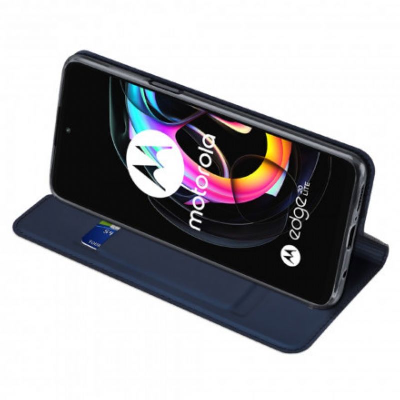 Folio Deksel Motorola Edge 20 Lite Skin Pro Dux Ducis Beskyttelse Deksel