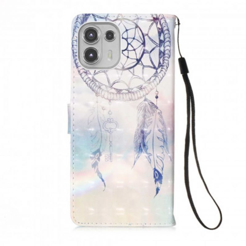 Folio Deksel Motorola Edge 20 Lite Watercolor Dream Catcher