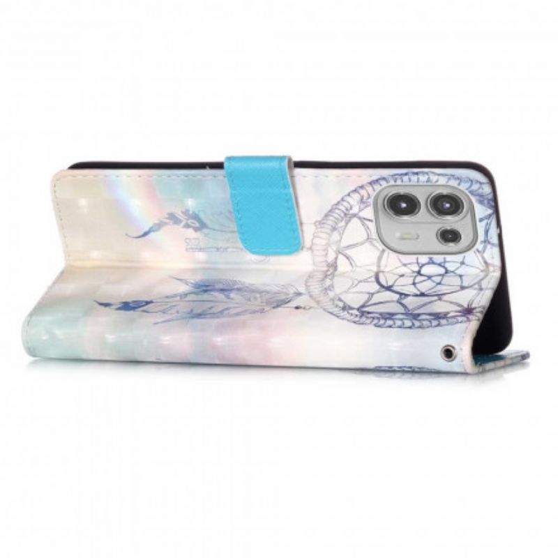 Folio Deksel Motorola Edge 20 Lite Watercolor Dream Catcher