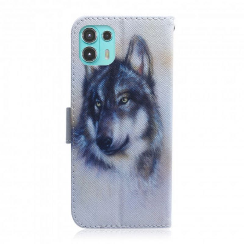 Folio Deksel Til Motorola Edge 20 Lite Canine Look