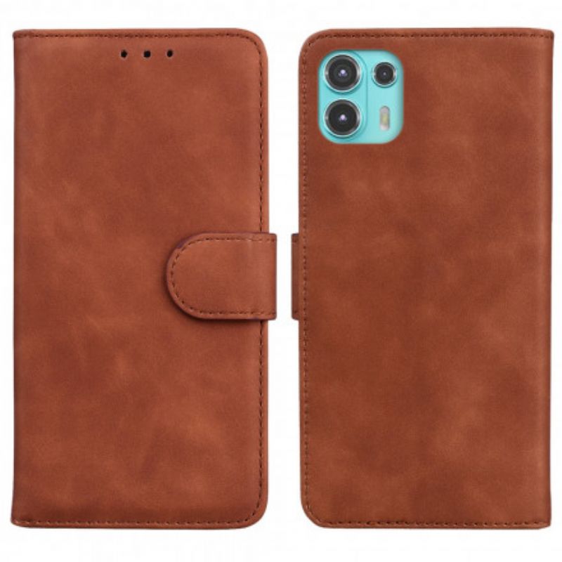 Folio Deksel Til Motorola Edge 20 Lite Style Leather Vintage Couture