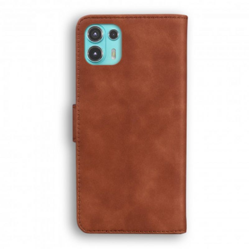 Folio Deksel Til Motorola Edge 20 Lite Style Leather Vintage Couture