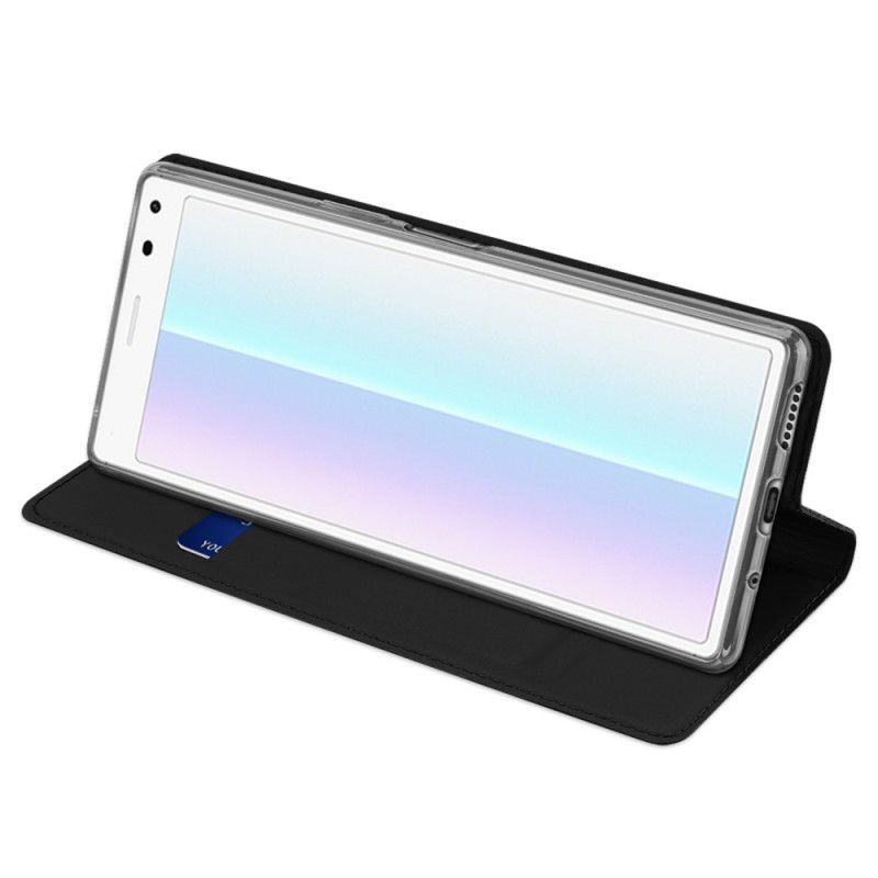 Folio Deksel Sony Xperia 8 Svart Dux Ducis Pro Series Hud